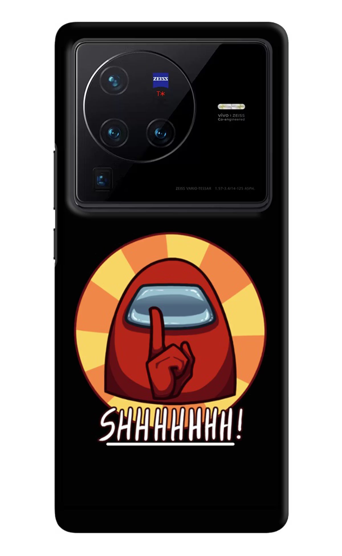 Among Us Shhh! Vivo X80 Pro Hard Case Back Cover by Casekaro