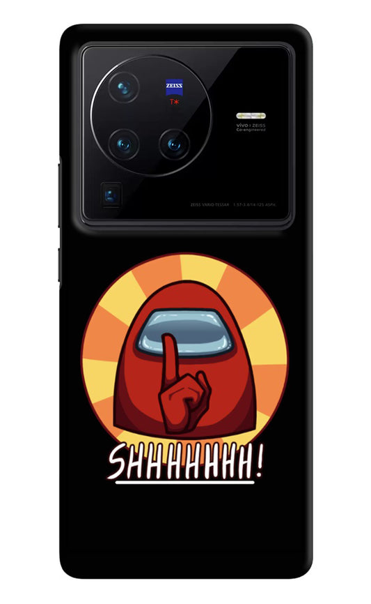 Among Us Shhh! Vivo X80 Pro Hard Case Back Cover by Casekaro