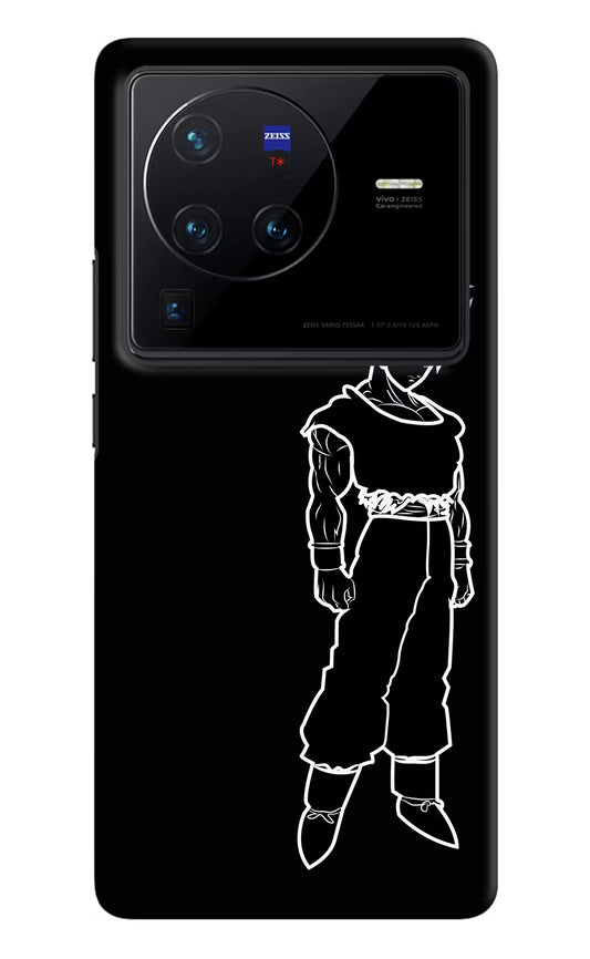 DBS Character Vivo X80 Pro Hard Case Back Cover by Casekaro