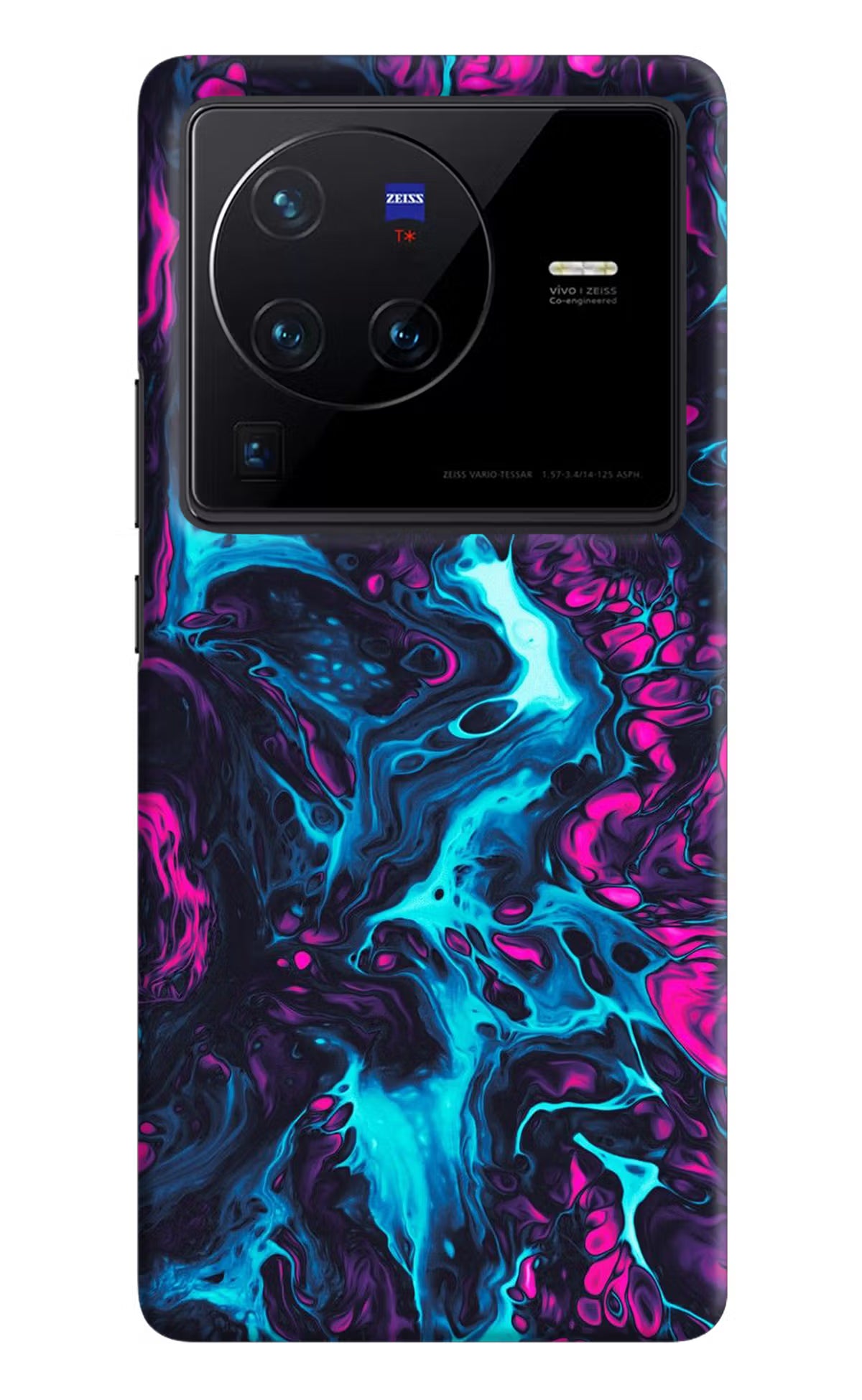 Abstract Vivo X80 Pro Hard Case Back Cover by Casekaro