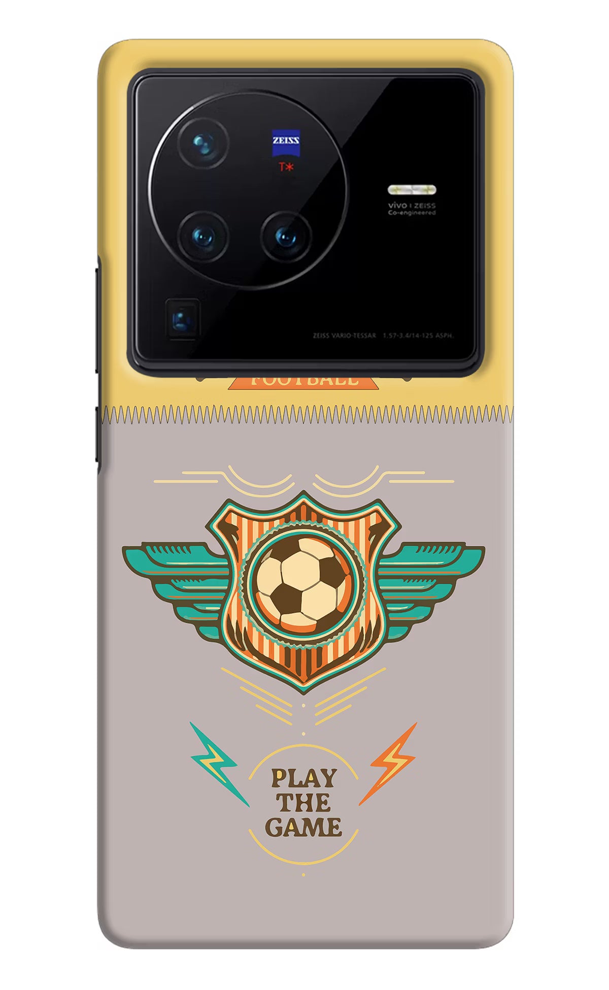 Football Vivo X80 Pro Hard Case Back Cover by Casekaro