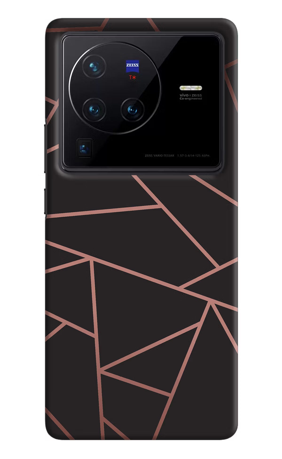Geometric Pattern Vivo X80 Pro Hard Case Back Cover by Casekaro