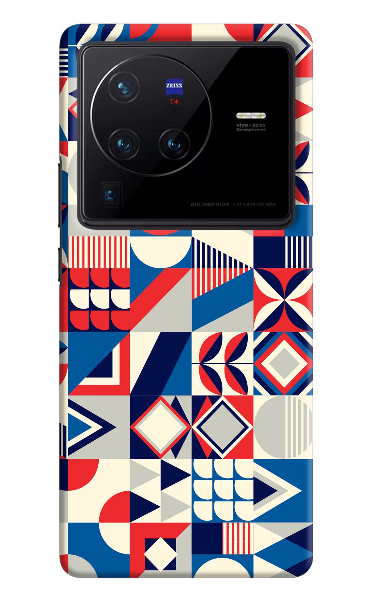 Colorful Pattern Vivo X80 Pro Hard Case Back Cover by Casekaro