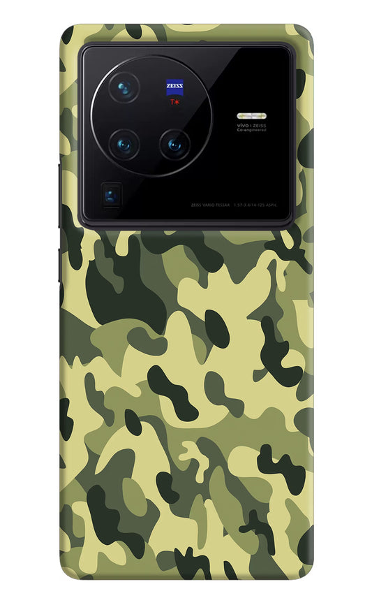Camouflage Vivo X80 Pro Hard Case Back Cover by Casekaro