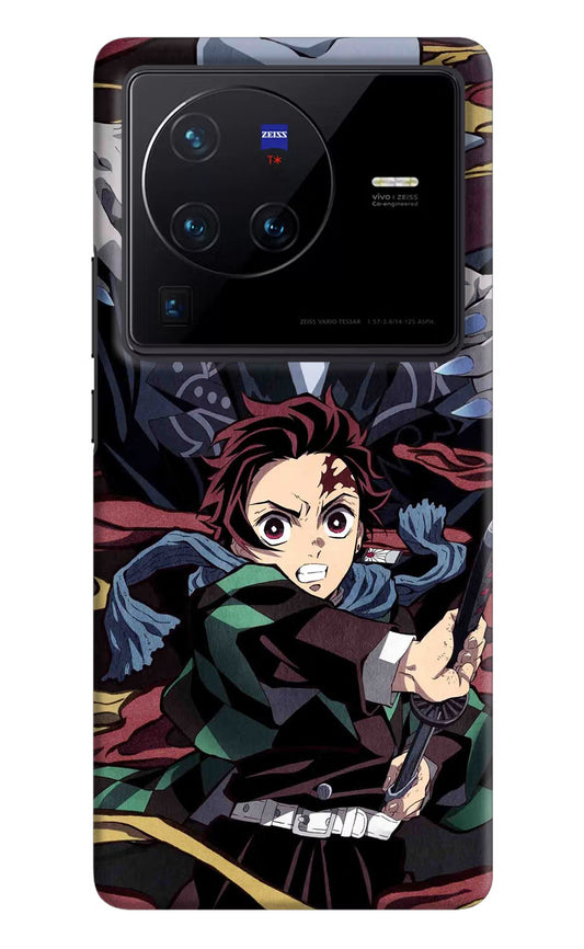 Demon Slayer Vivo X80 Pro Hard Case Back Cover by Casekaro