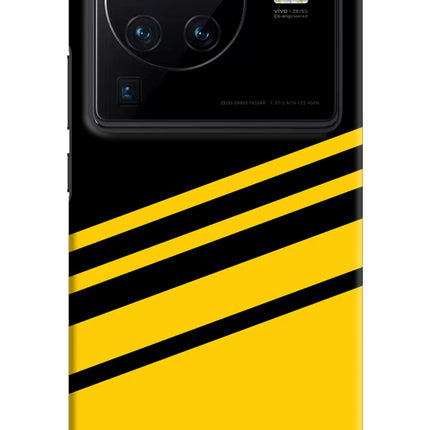 Yellow Shades Vivo X80 Pro Hard Case Back Cover by Casekaro