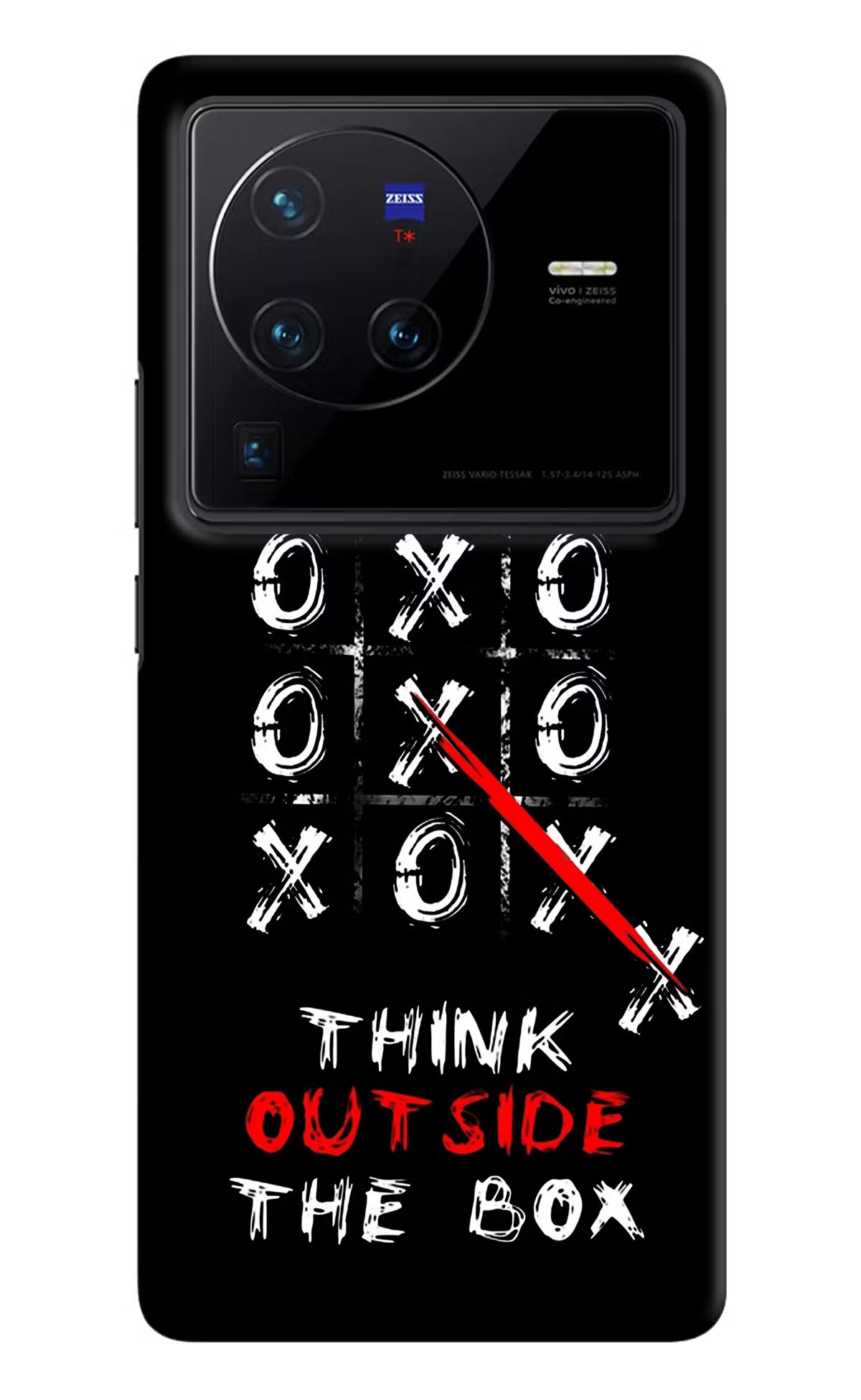 Think out of the BOX Vivo X80 Pro Hard Case Back Cover by Casekaro