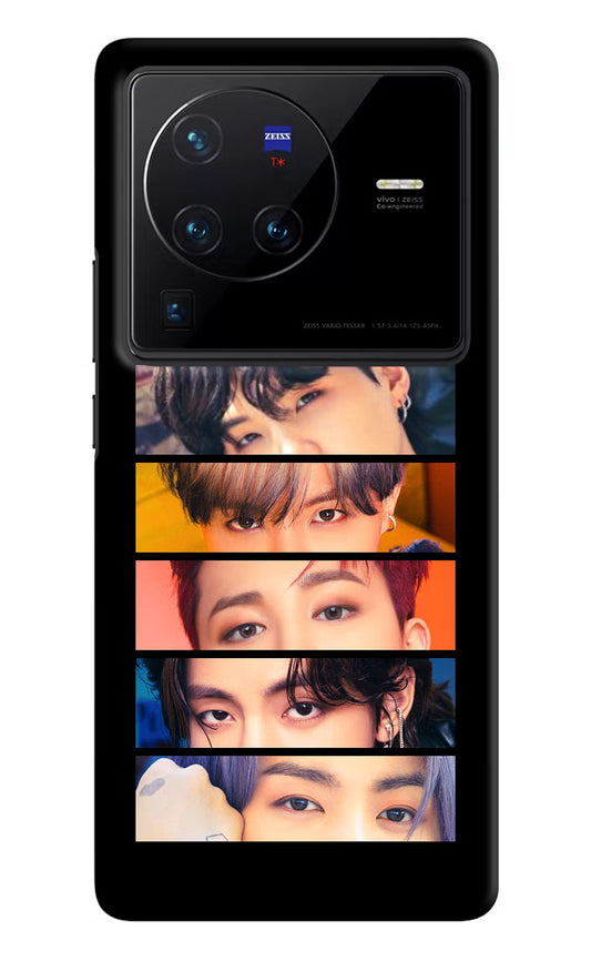BTS Eyes Vivo X80 Pro Hard Case Back Cover by Casekaro