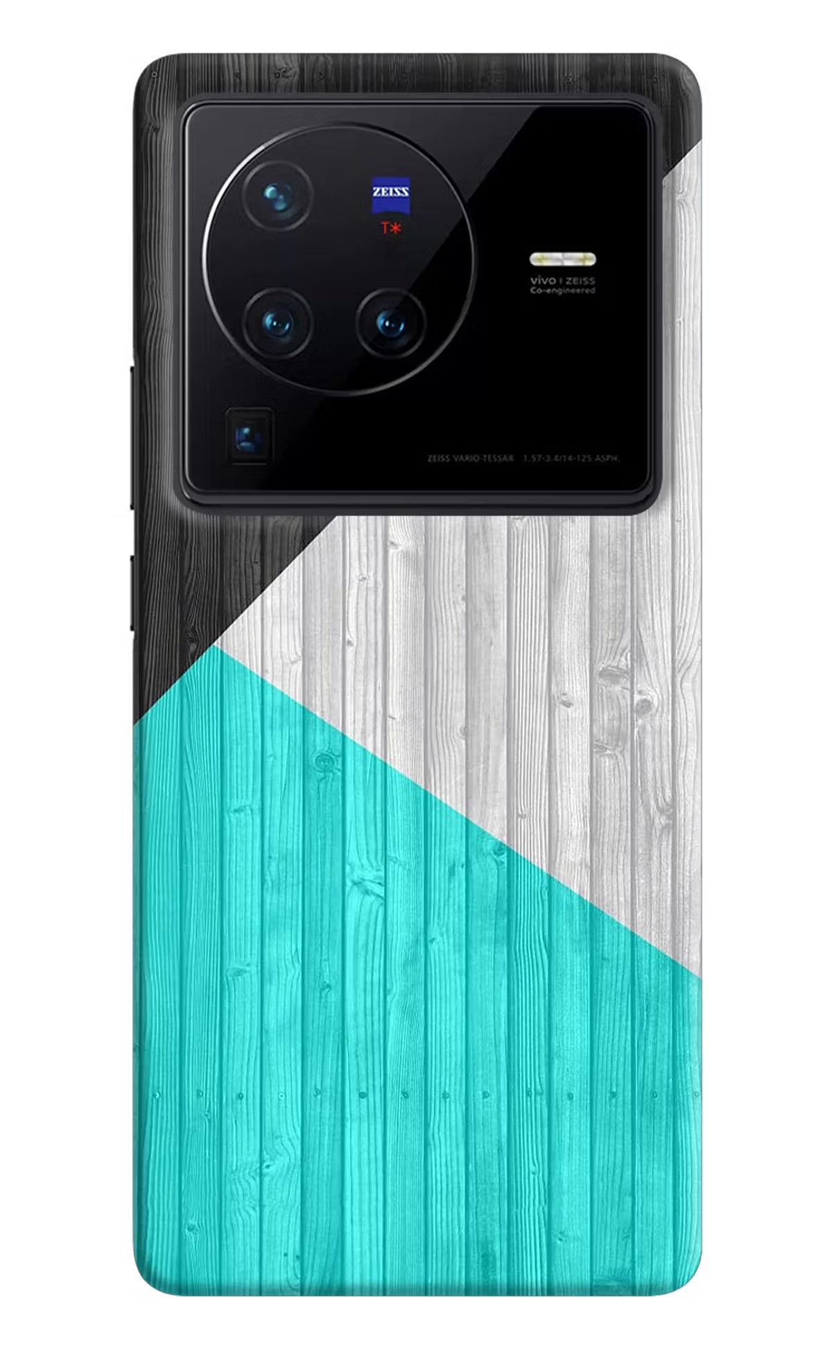 Wooden Abstract Vivo X80 Pro Hard Case Back Cover by Casekaro