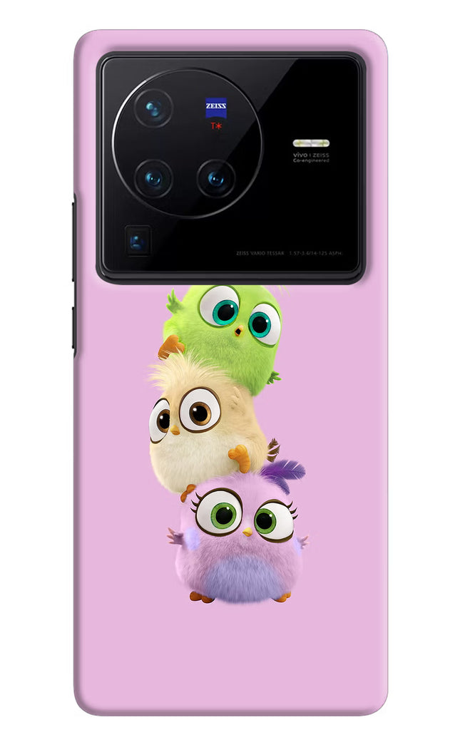 Cute Little Birds Vivo X80 Pro Hard Case Back Cover by Casekaro