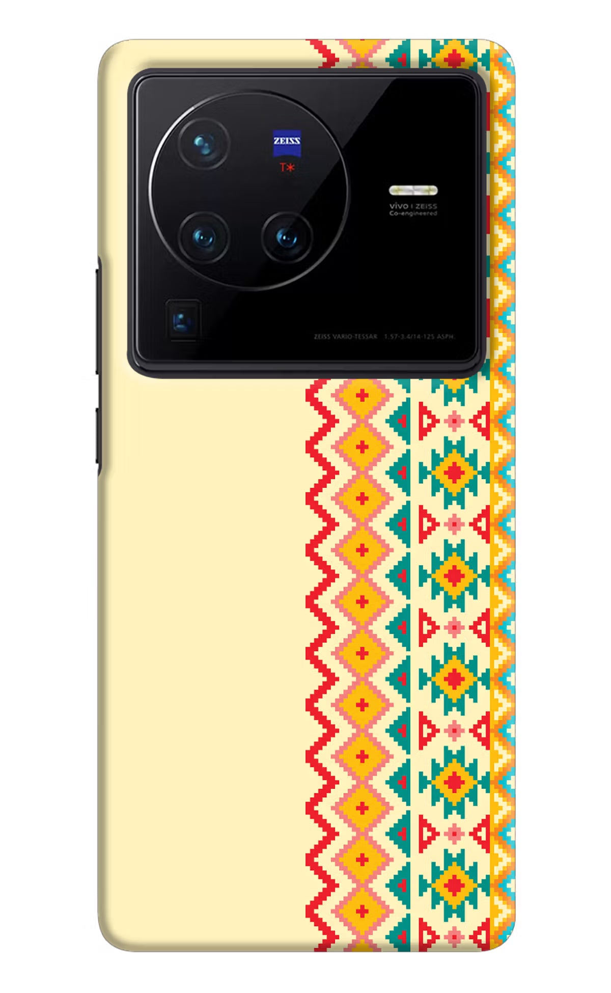 Ethnic Seamless Vivo X80 Pro Hard Case Back Cover by Casekaro