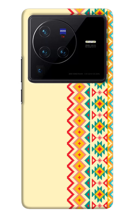 Ethnic Seamless Vivo X80 Pro Hard Case Back Cover by Casekaro