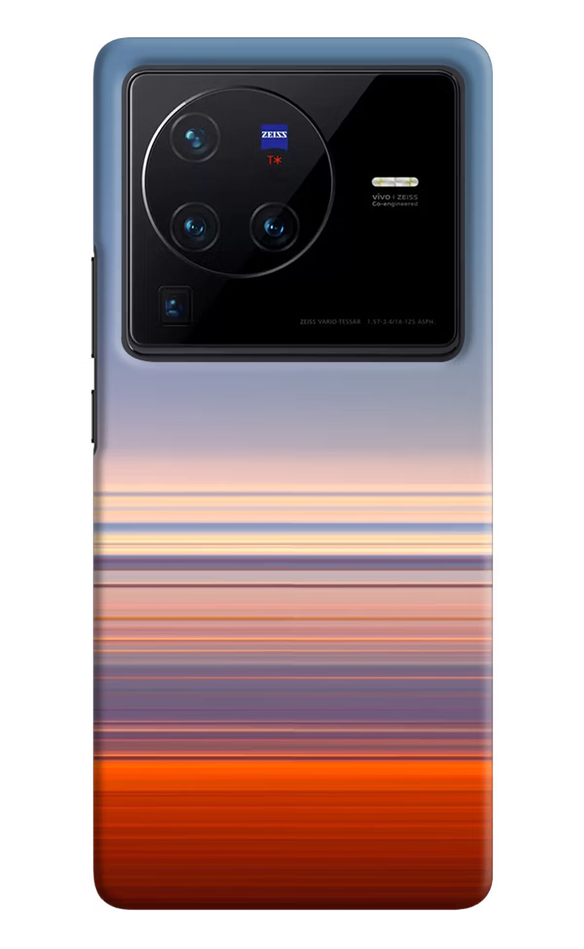 Morning Colors Vivo X80 Pro Hard Case Back Cover by Casekaro