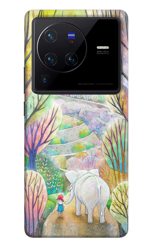 Nature Painting Vivo X80 Pro Hard Case Back Cover by Casekaro