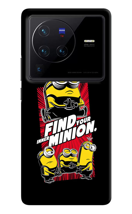 Find your inner Minion Vivo X80 Pro Hard Case Back Cover by Casekaro