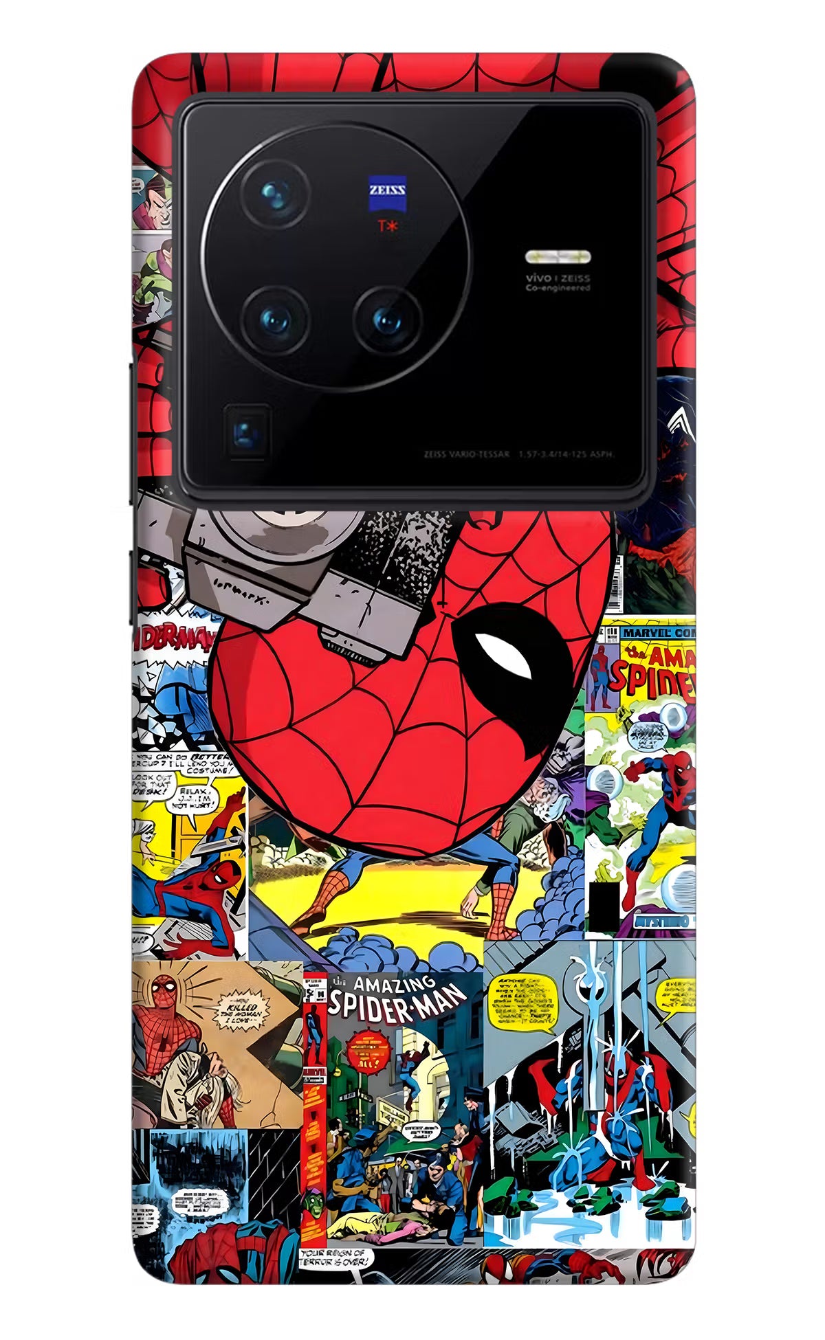 Spider Man Vivo X80 Pro Hard Case Back Cover by Casekaro