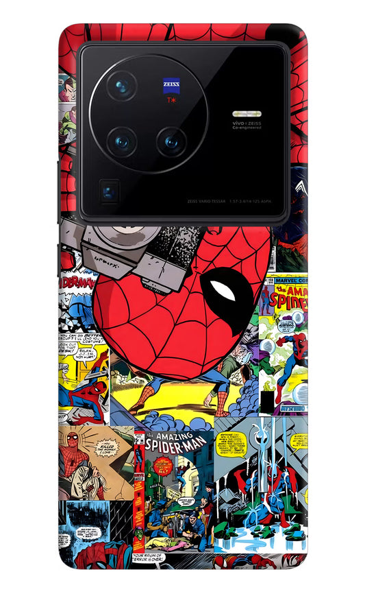 Spider Man Vivo X80 Pro Hard Case Back Cover by Casekaro