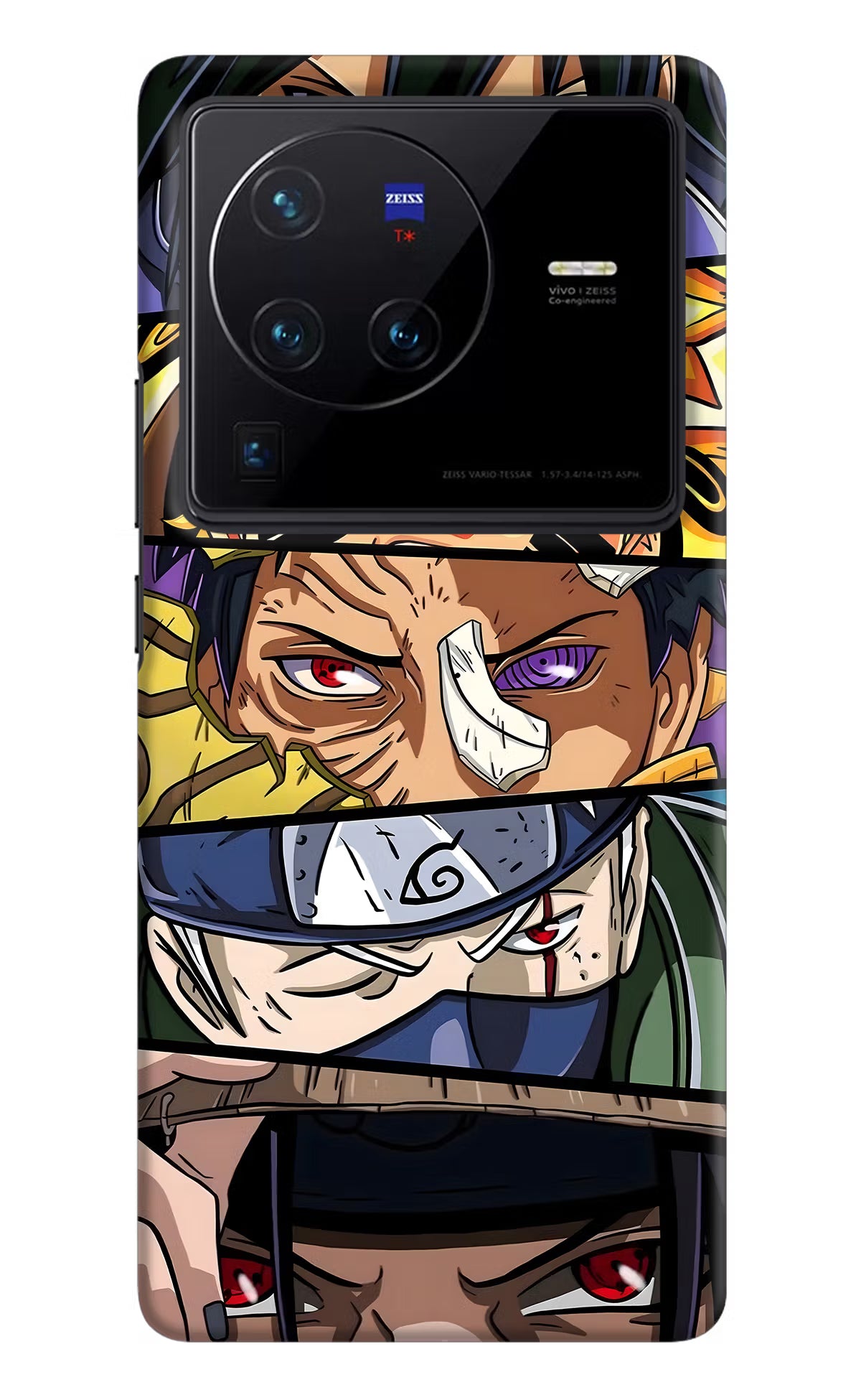 Naruto Character Vivo X80 Pro Hard Case Back Cover by Casekaro