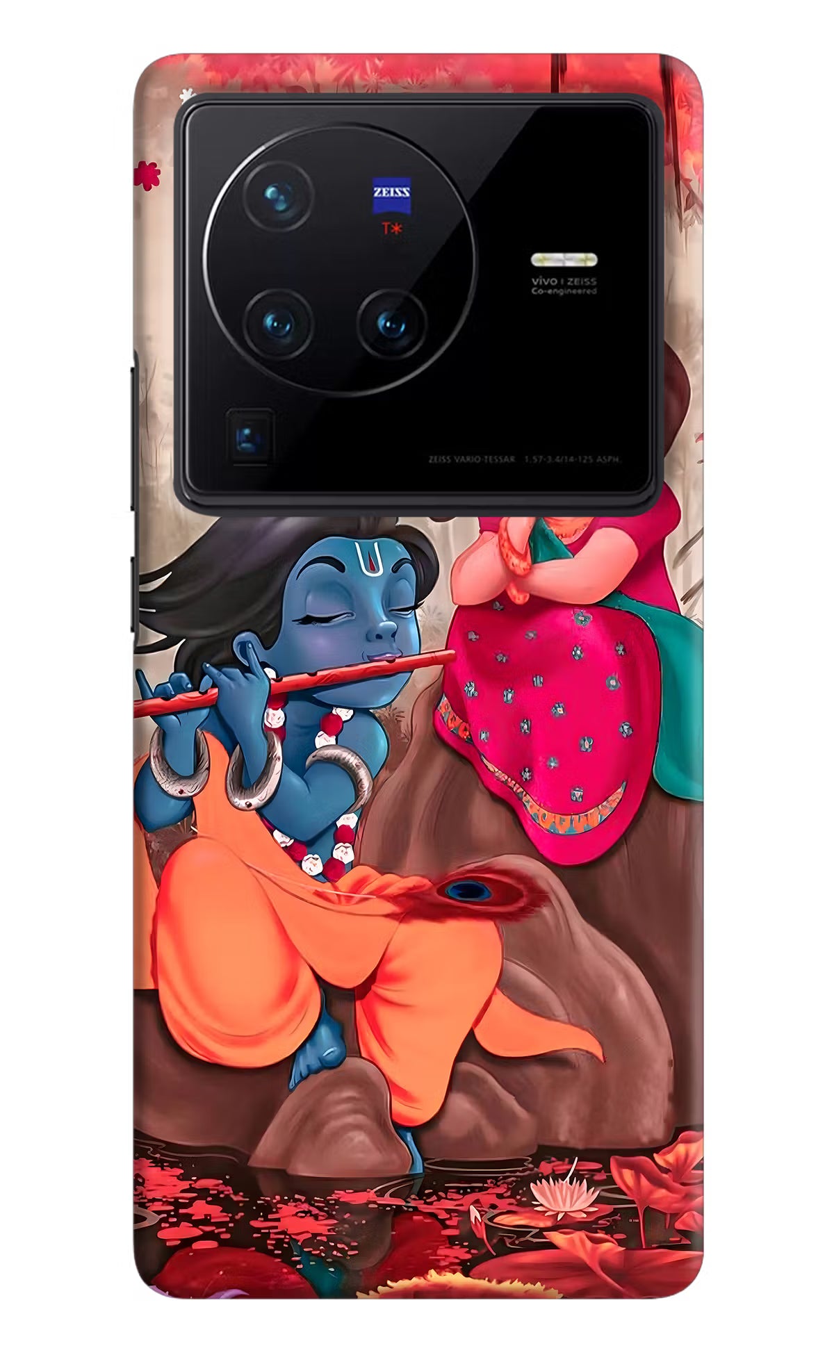 Radhe Krishna Vivo X80 Pro Hard Case Back Cover by Casekaro