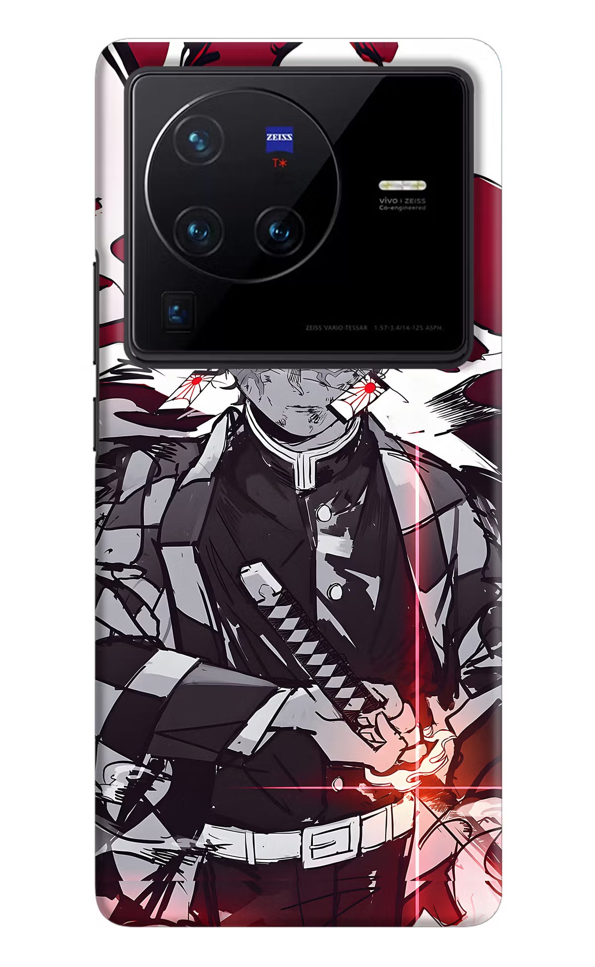 Demon Slayer Vivo X80 Pro Hard Case Back Cover by Casekaro