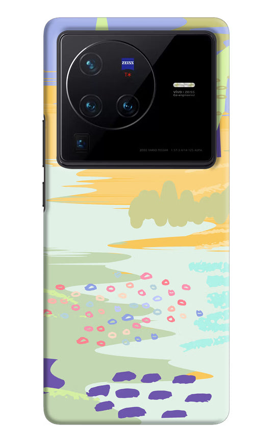 Scenery Vivo X80 Pro Hard Case Back Cover by Casekaro