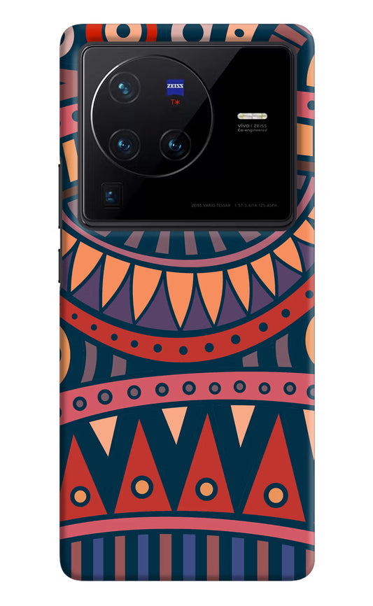 African Culture Design Vivo X80 Pro Hard Case Back Cover by Casekaro