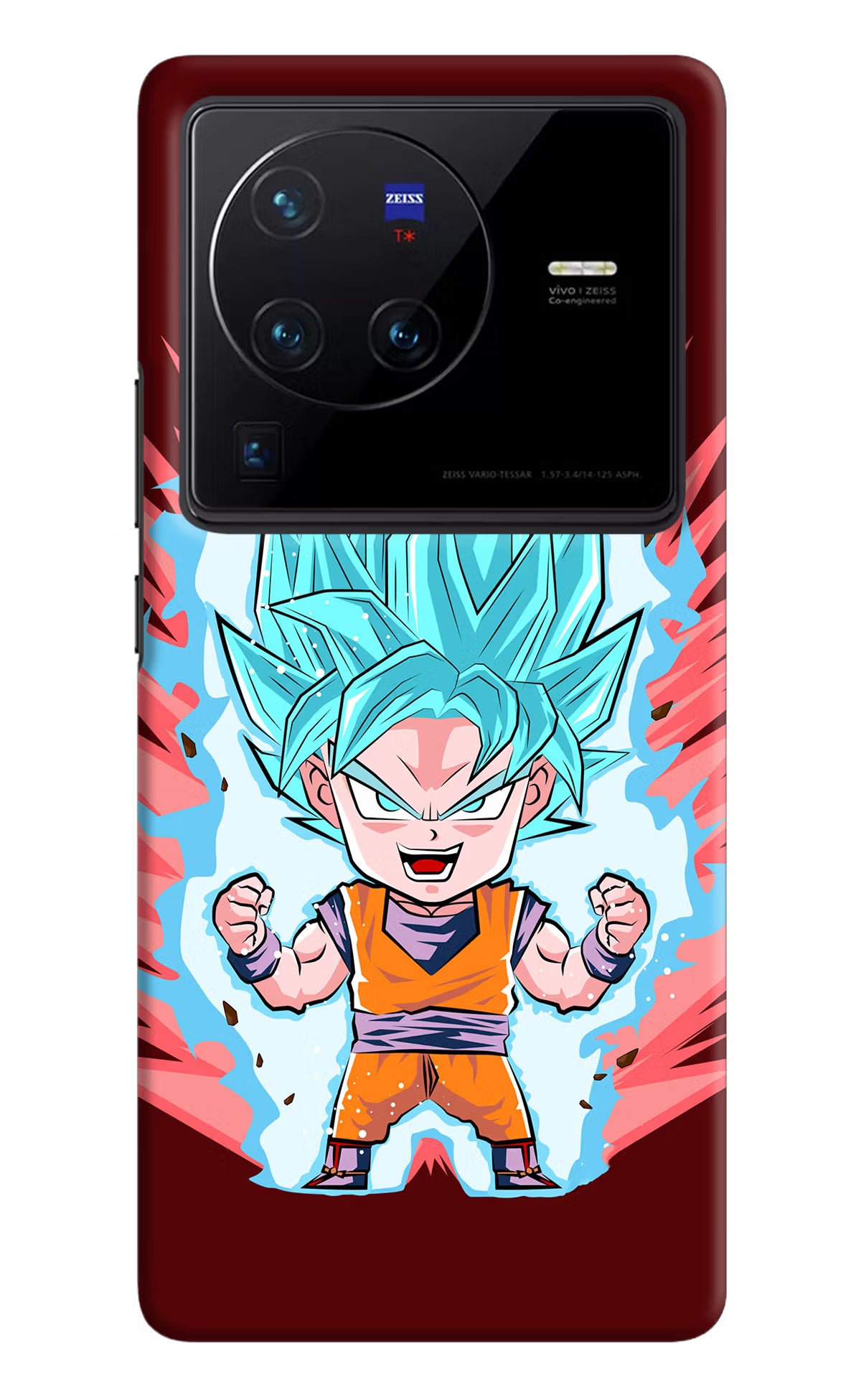 Goku Little Vivo X80 Pro Hard Case Back Cover by Casekaro