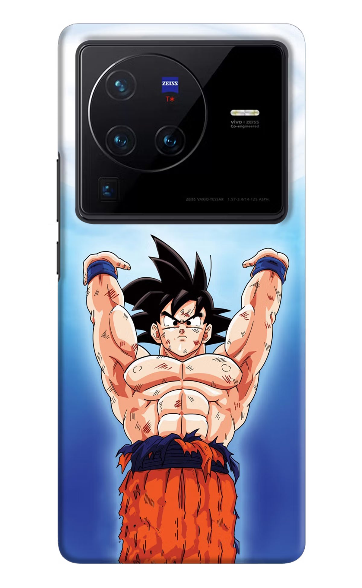 Goku Power Vivo X80 Pro Hard Case Back Cover by Casekaro