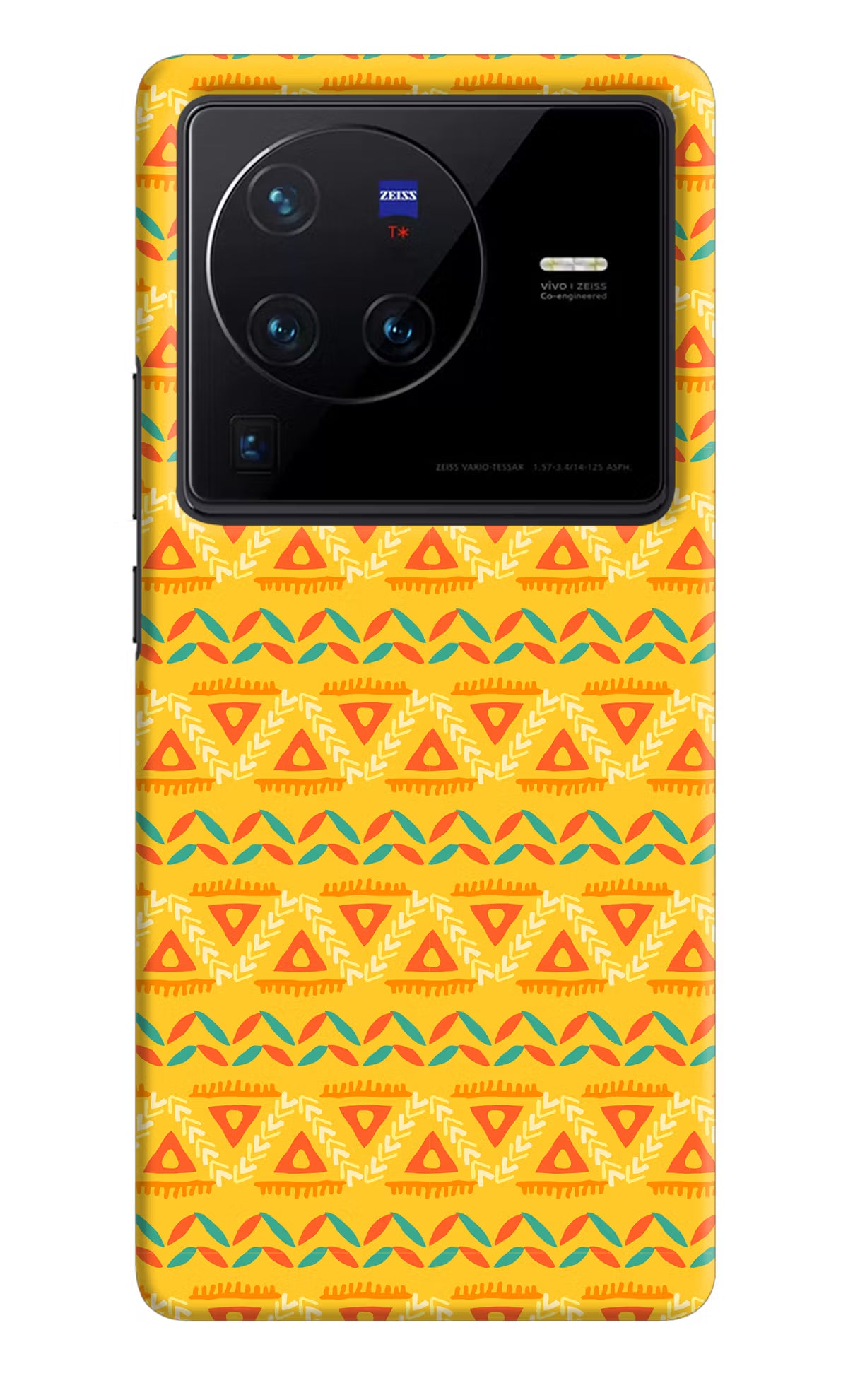 Tribal Pattern Vivo X80 Pro Hard Case Back Cover by Casekaro