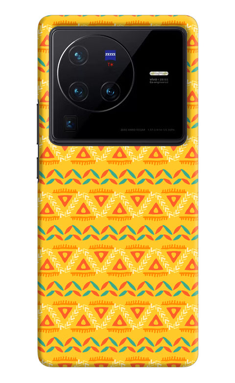Tribal Pattern Vivo X80 Pro Back Cover
