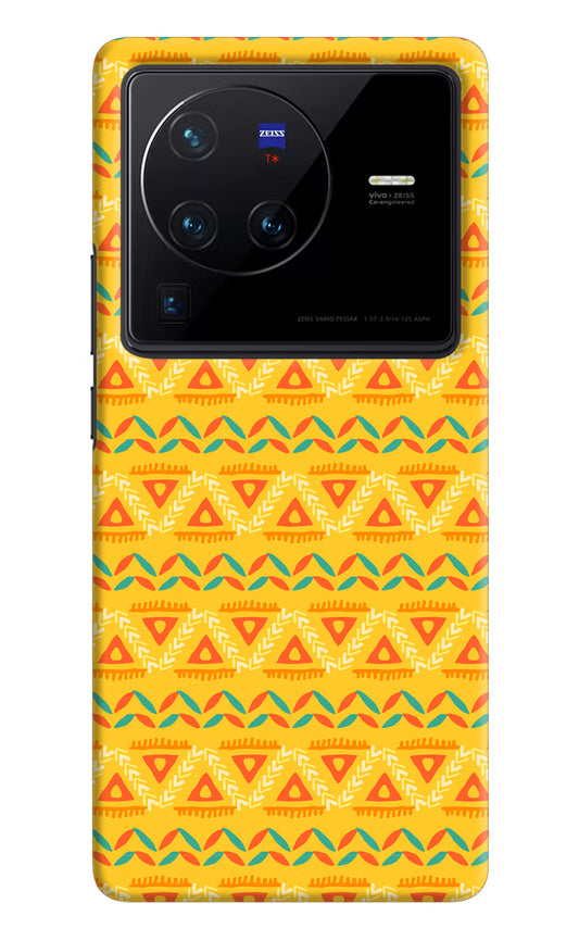 Tribal Pattern Vivo X80 Pro Hard Case Back Cover by Casekaro
