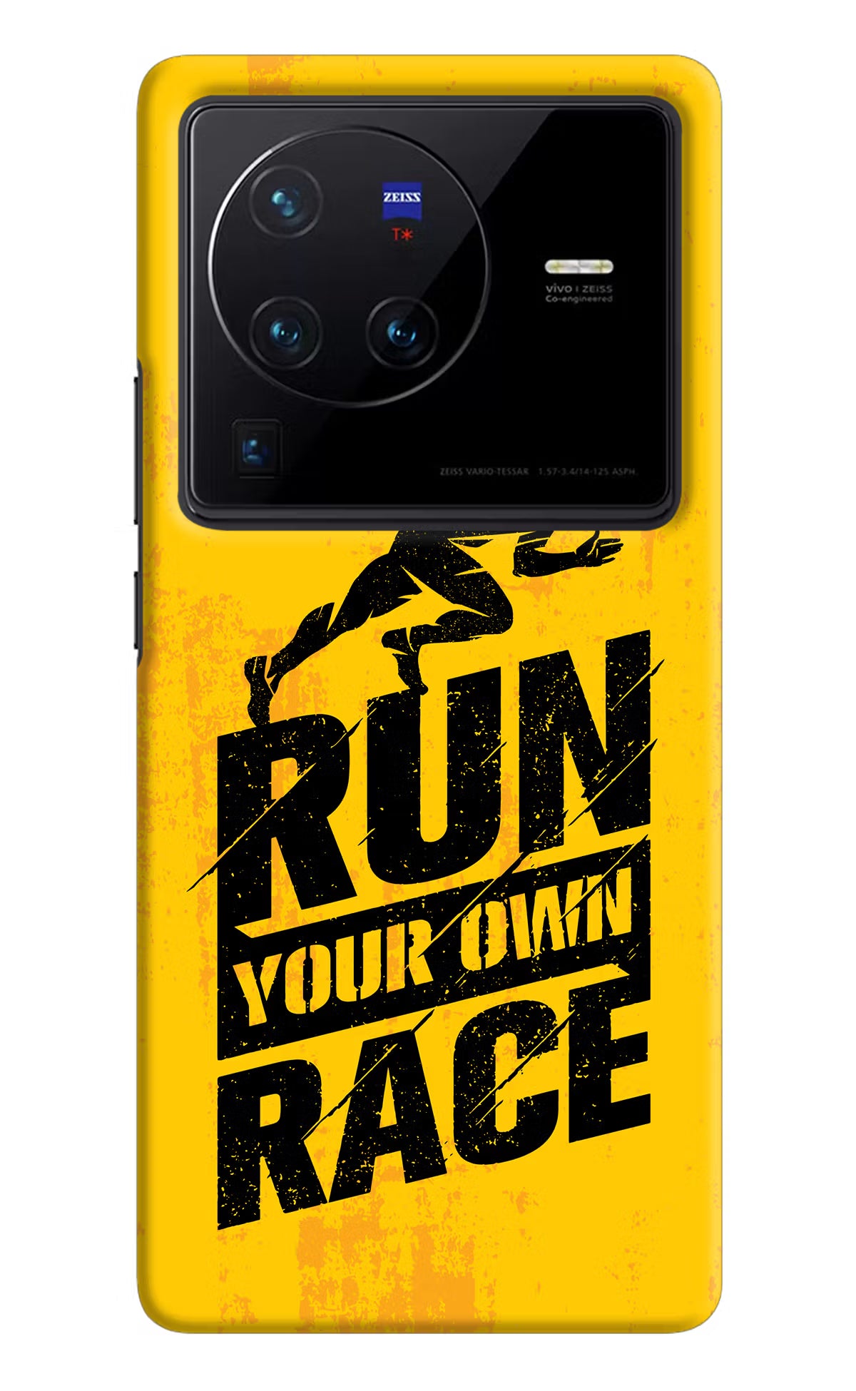 Run Your Own Race Vivo X80 Pro Hard Case Back Cover by Casekaro
