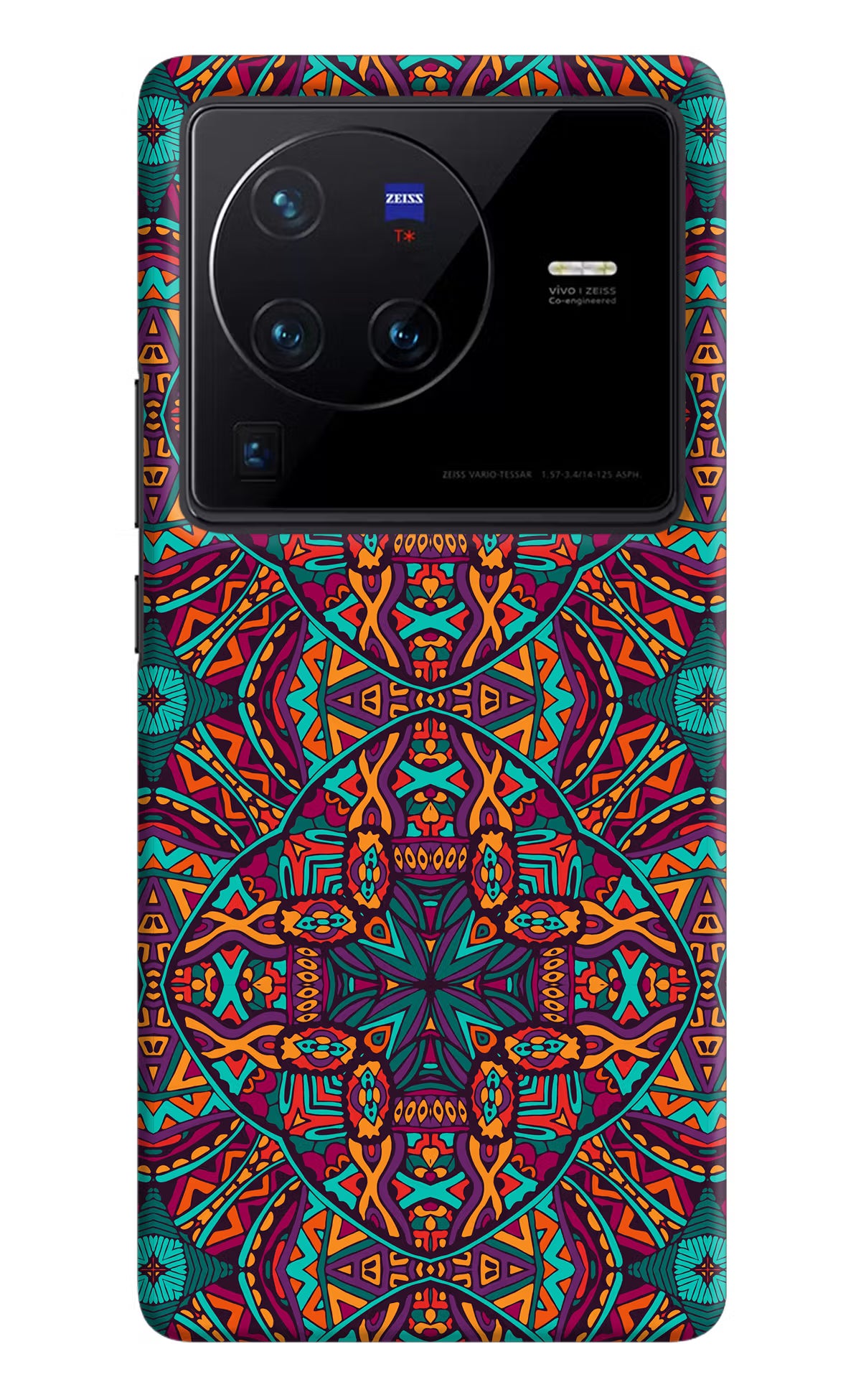Colour Mandala Vivo X80 Pro Hard Case Back Cover by Casekaro