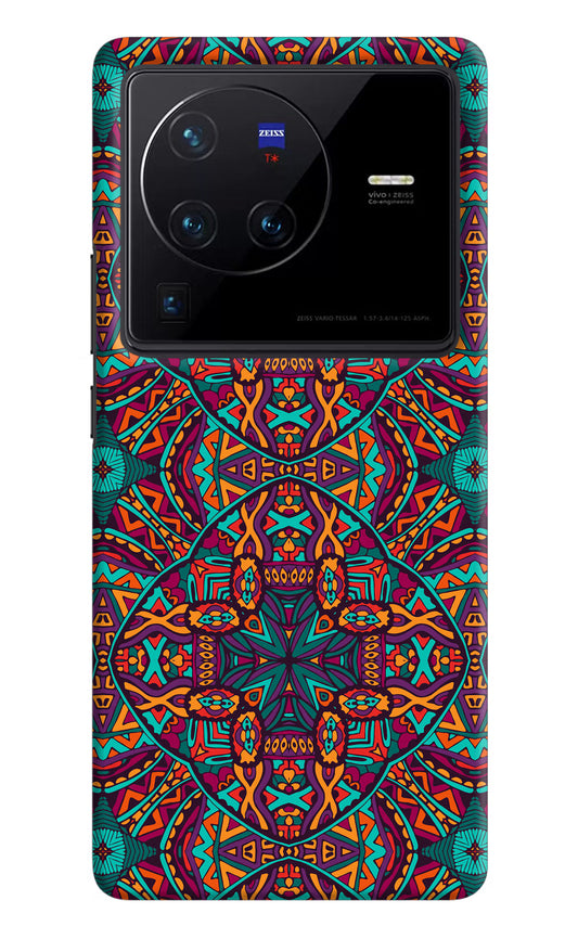 Colour Mandala Vivo X80 Pro Hard Case Back Cover by Casekaro