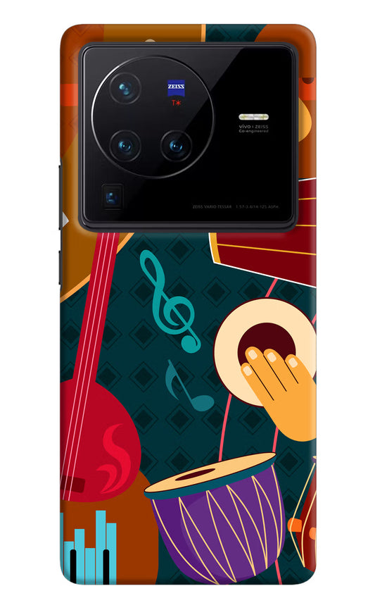 Music Instrument Vivo X80 Pro Hard Case Back Cover by Casekaro