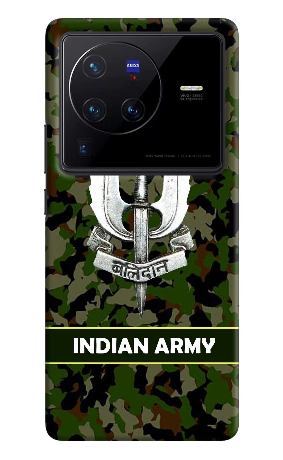 Balidan Indian Logo Vivo X80 Pro Hard Case Back Cover by Casekaro