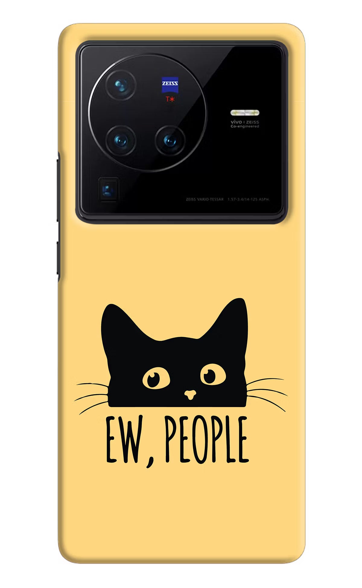 Ew People Catitude Vivo X80 Pro Hard Case Back Cover by Casekaro