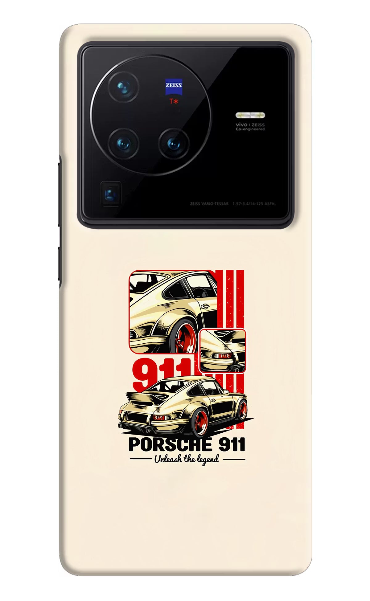Classic Porsche 911 Vivo X80 Pro Hard Case Back Cover by Casekaro