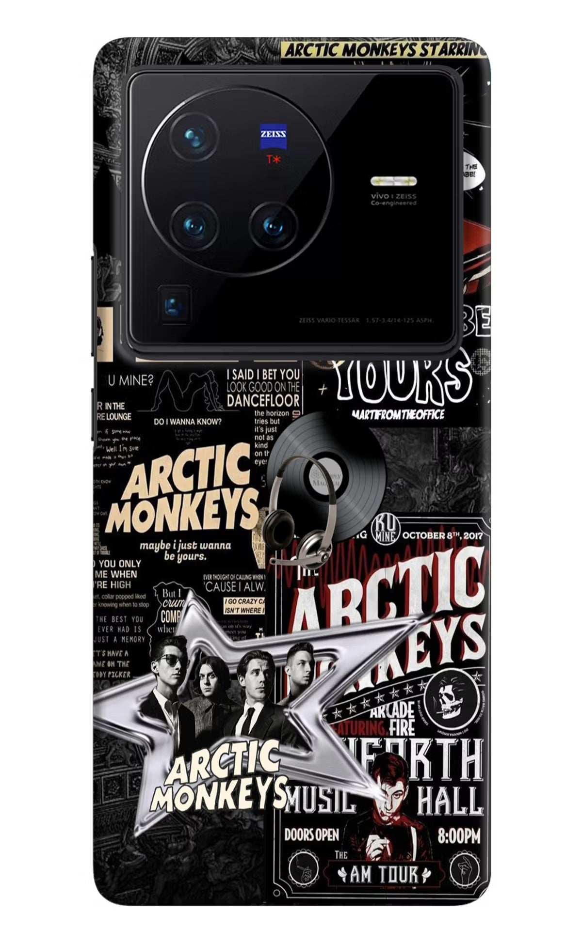 Arctic Monkeys Vivo X80 Pro Hard Case Back Cover by Casekaro