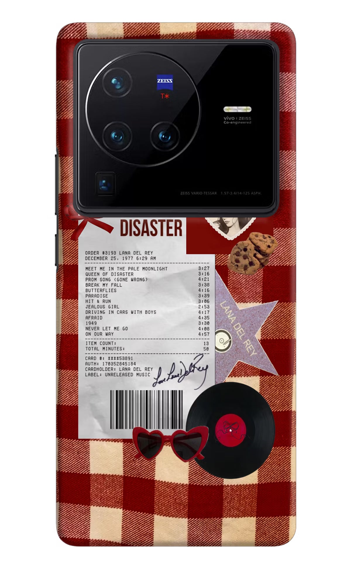 Queen of Disaster Vivo X80 Pro Hard Case Back Cover by Casekaro