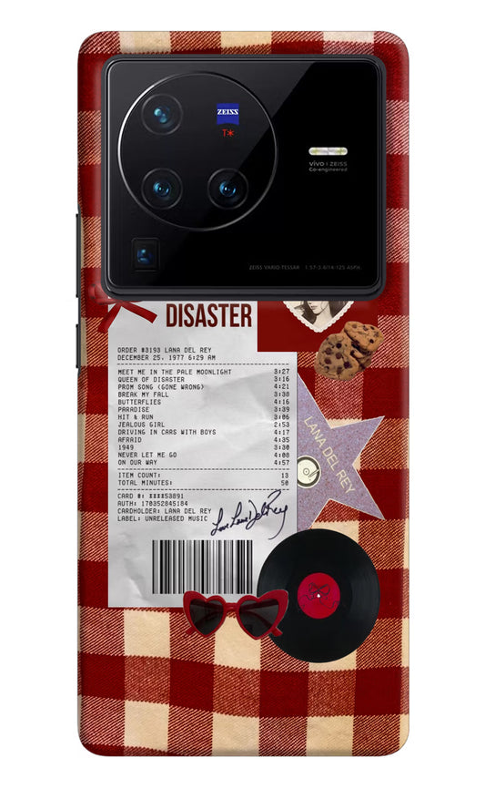 Queen of Disaster Vivo X80 Pro Hard Case Back Cover by Casekaro