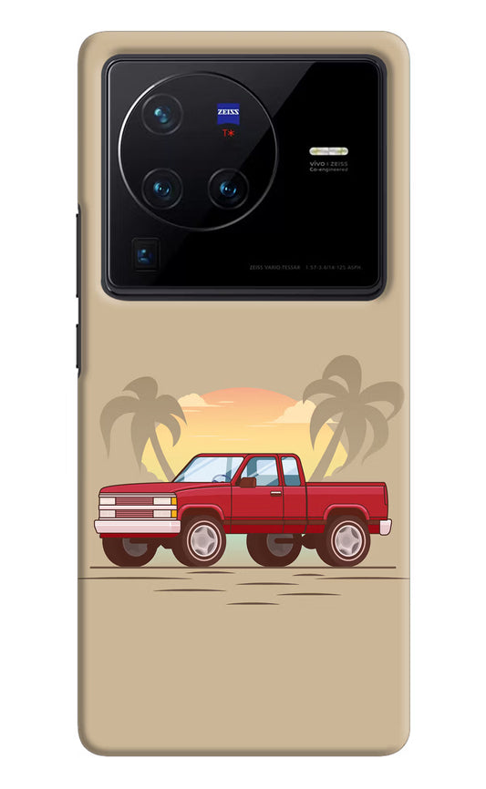 Desert Classic Drive Vivo X80 Pro Hard Case Back Cover by Casekaro