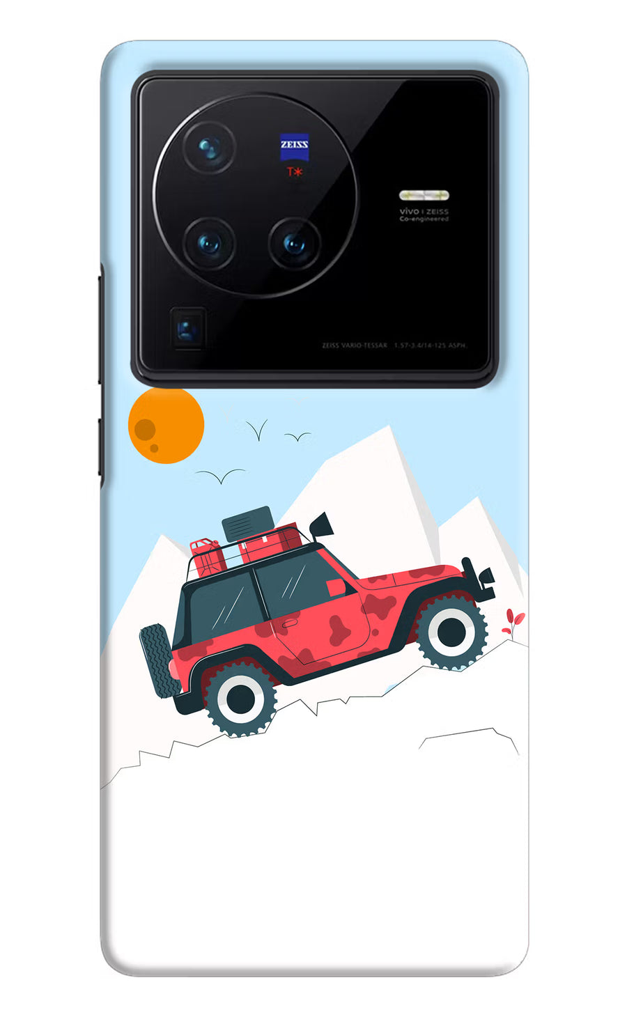 Mountain Trail Beast Vivo X80 Pro Back Cover, Hard case