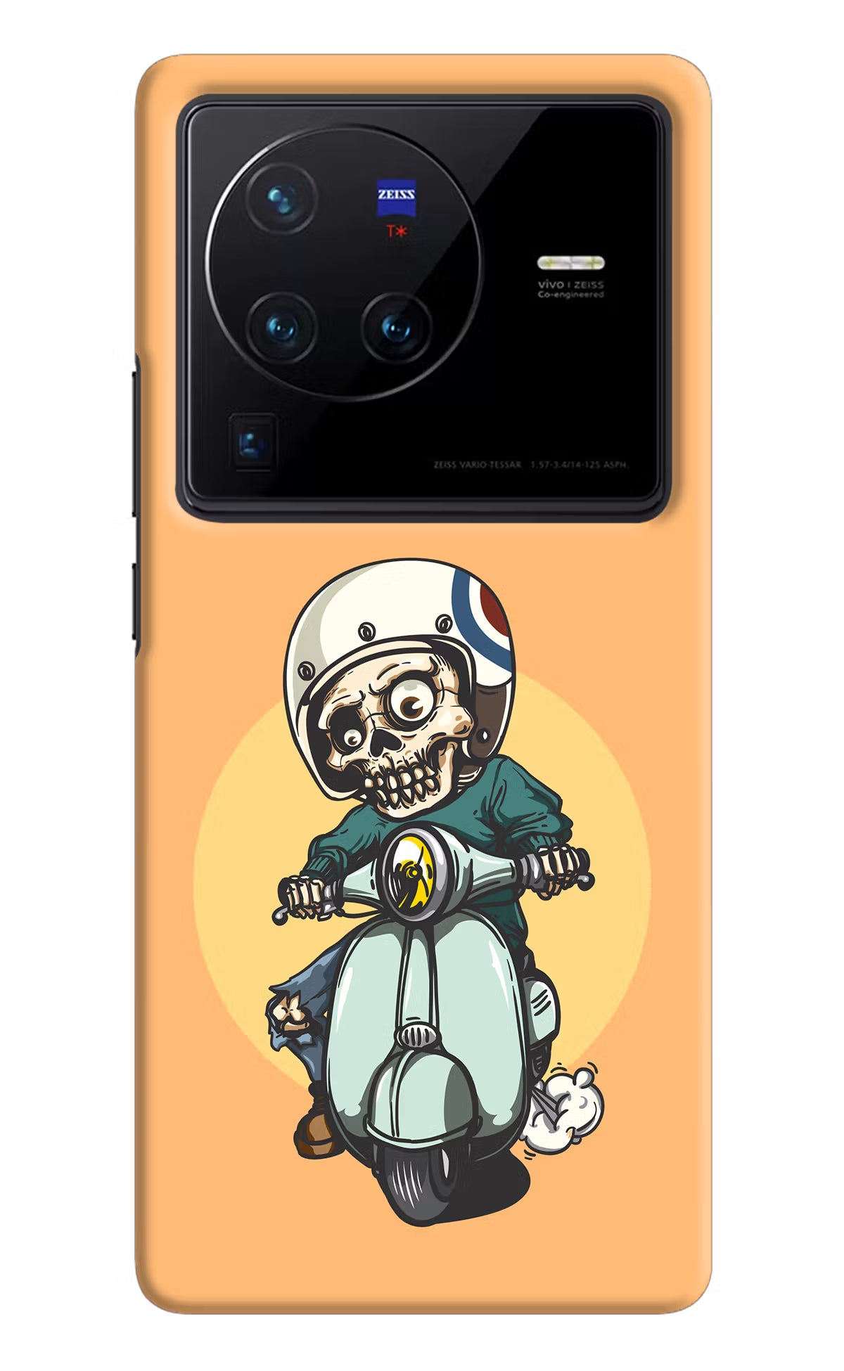 Undead Biker Vivo X80 Pro Hard Case Back Cover by Casekaro