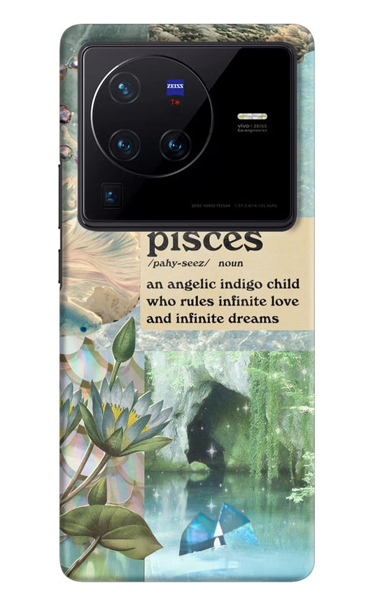 Pisces Zodiac Vivo X80 Pro Hard Case Back Cover by Casekaro