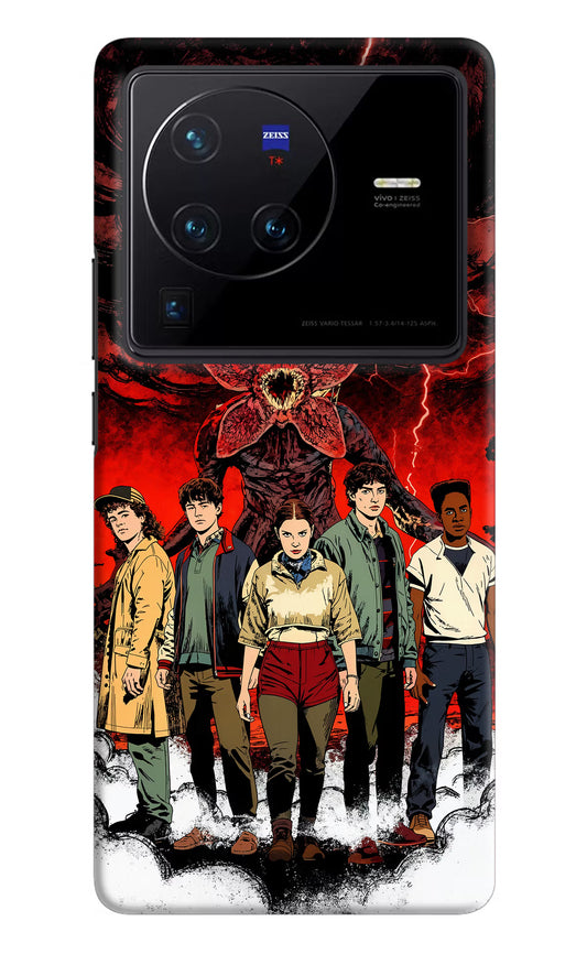 Ordinary Things Characters Vivo X80 Pro Hard Case Back Cover by Casekaro