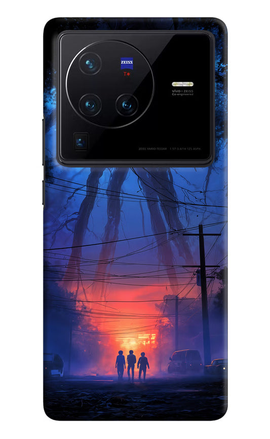 Ordinary Things Shadow Vivo X80 Pro Hard Case Back Cover by Casekaro