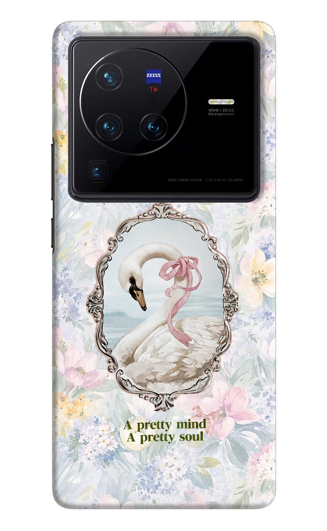 Pretty Mind Pretty Soul Vivo X80 Pro Hard Case Back Cover by Casekaro