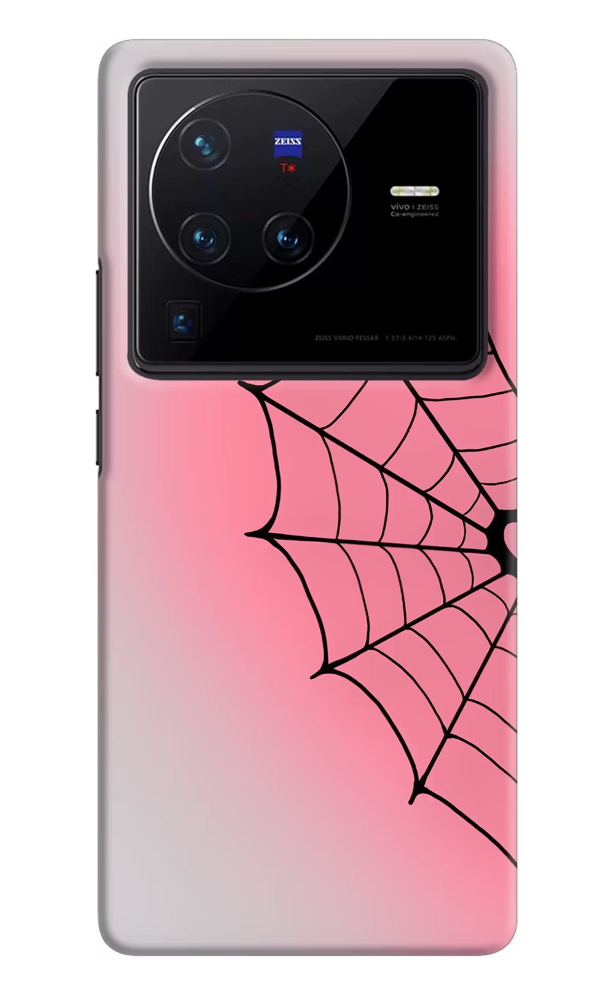Pink Web Vivo X80 Pro Back Cover