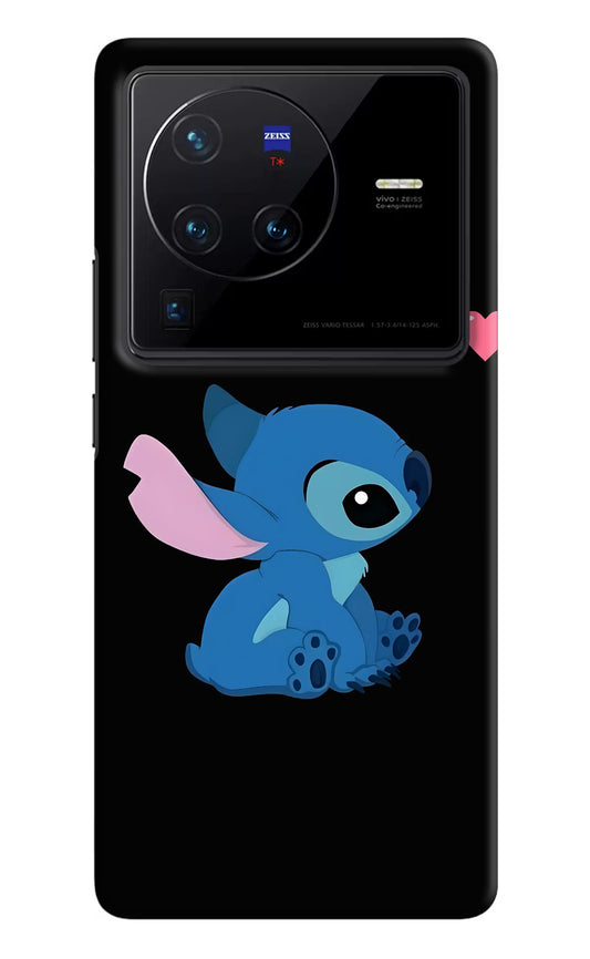 Stitch Crush Vivo X80 Pro Hard Case Back Cover by Casekaro